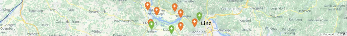 Kartenansicht für Apotheken-Notdienste in der Nähe von Sankt Gotthard im Mühlkreis (Urfahr-Umgebung, Oberösterreich)